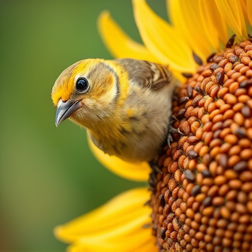 Close-up of sunflower bird seed