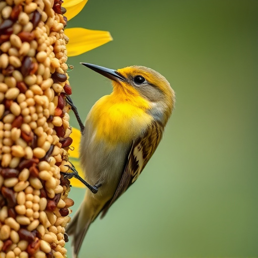Close-up of sunflower bird seed
