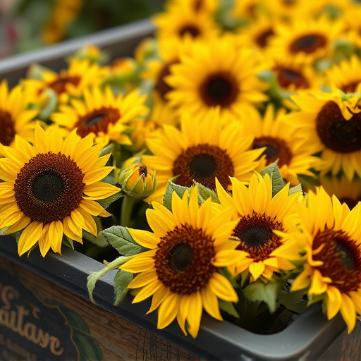 Close-up of sunflower hearts in tray