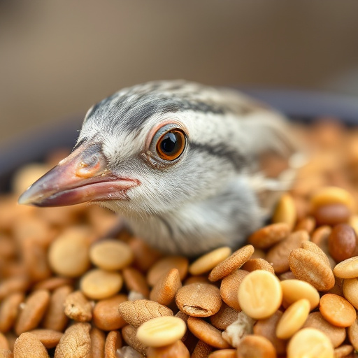 Close-up of wheat-free bird food