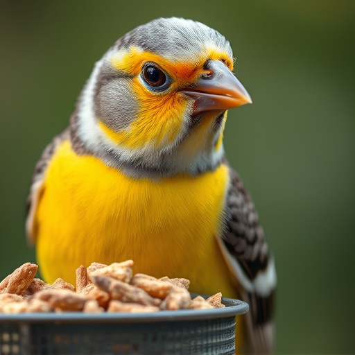 Close-up of wheat-free bird food