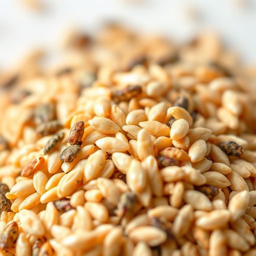 Close-up of wheat-free bird seed mix