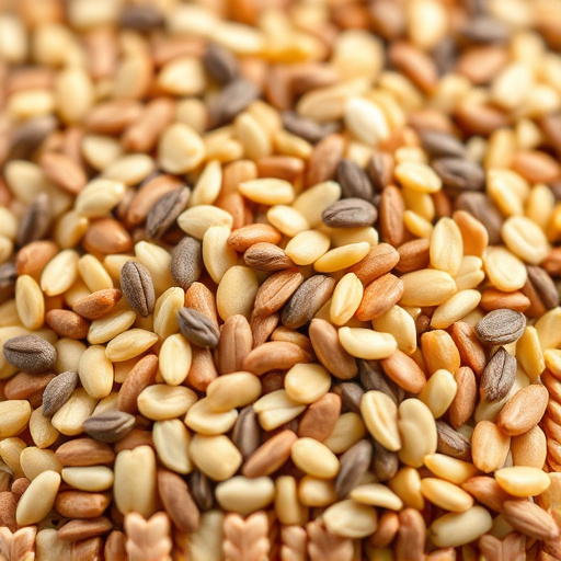 Close-up of wheat-free bird seed mix