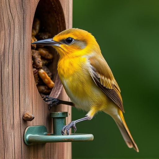 Close-up of wild bird food selection