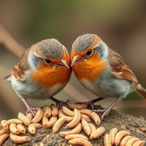 Nourishing Wild Birds with Live Mealworms: A Natural Solution