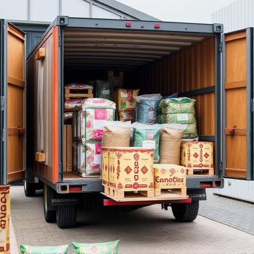 Delivery of bulk bird food supplies