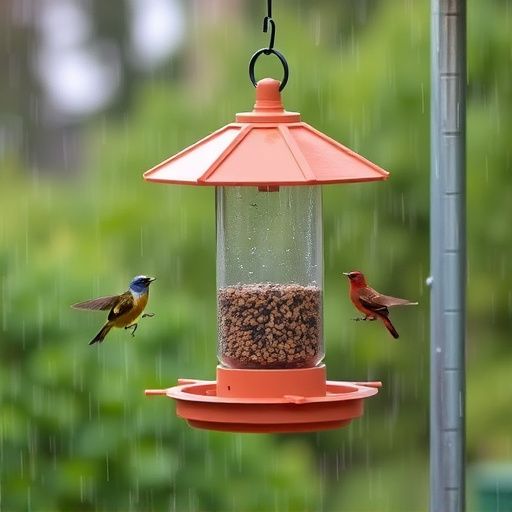 Durable feeder against wind and rain
