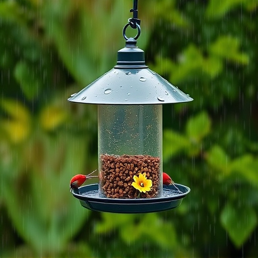 Durable feeder against wind and rain