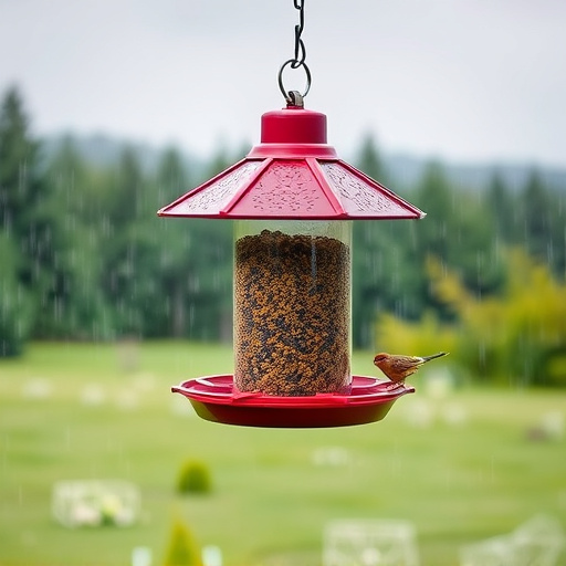 Durable feeder against wind and rain