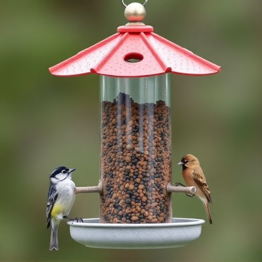 Economical bird feeder for backyard birds