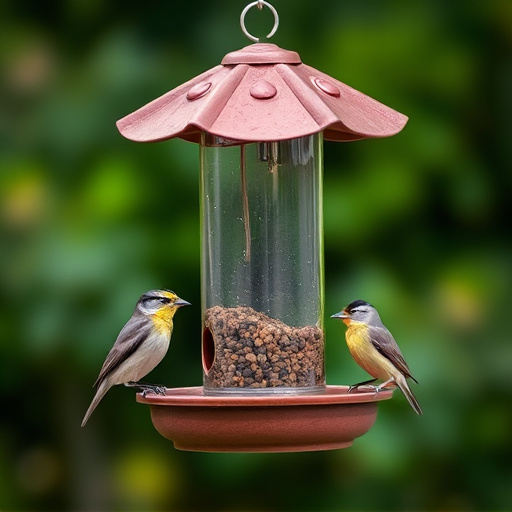 Economical bird feeder for backyard birds