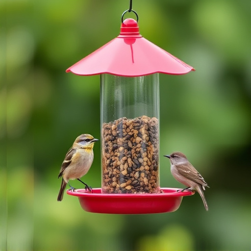 Economical bird feeder for backyard birds