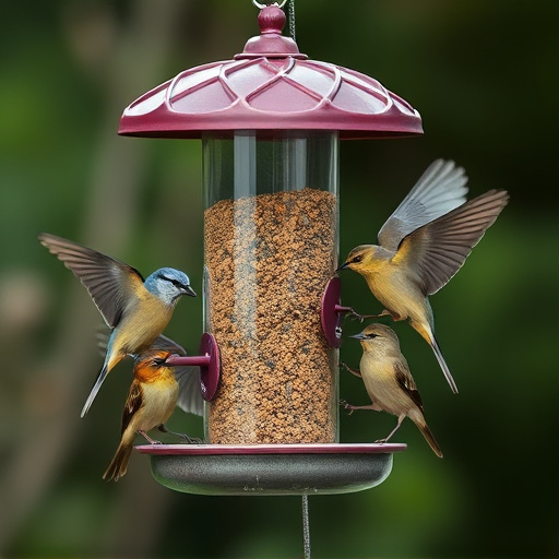Economical bird feeder for backyard birds