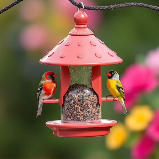 Economical bird feeder for backyard birds