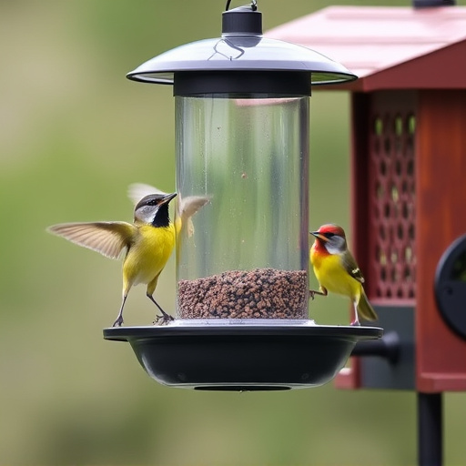 Economical bird feeder for backyard birds