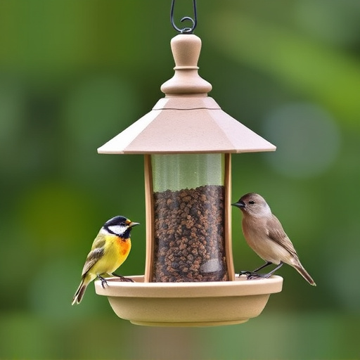 Economical bird feeder for backyard birds