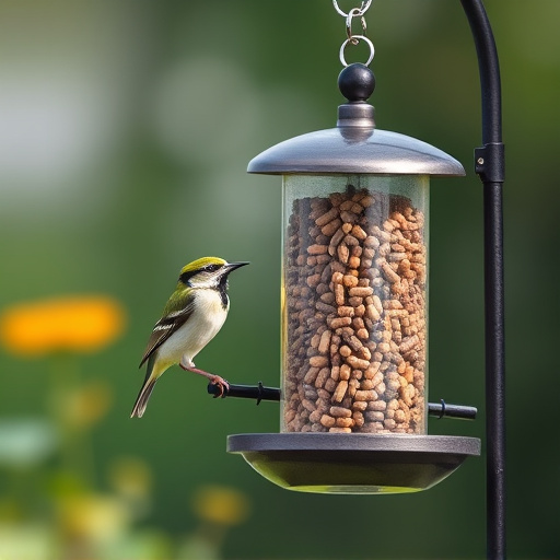 Economical bird feeder for backyard birds