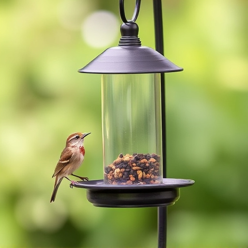 Economical bird feeder for backyard birds
