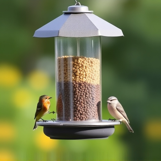 Economical bird feeder for backyard birds