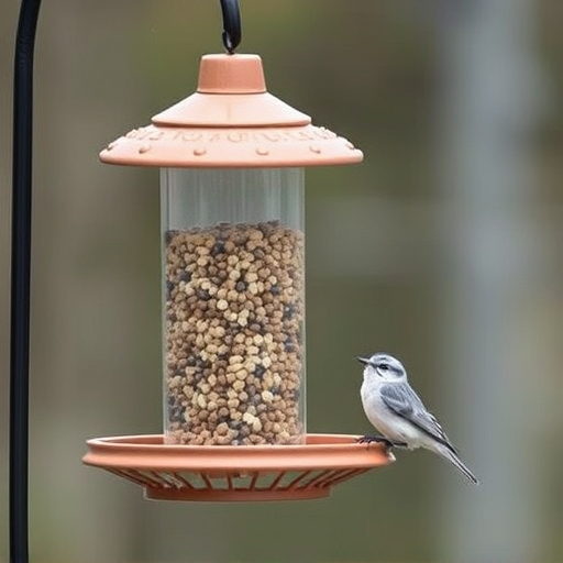 Economical bird feeder for backyard birds
