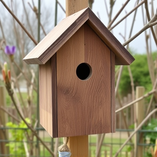 Garden bird box no longer in use