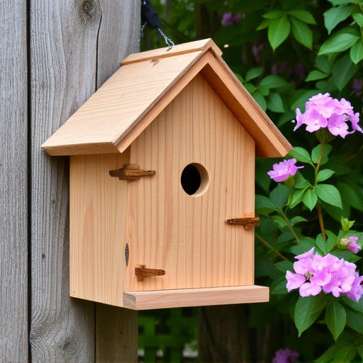 Garden bird box no longer in use