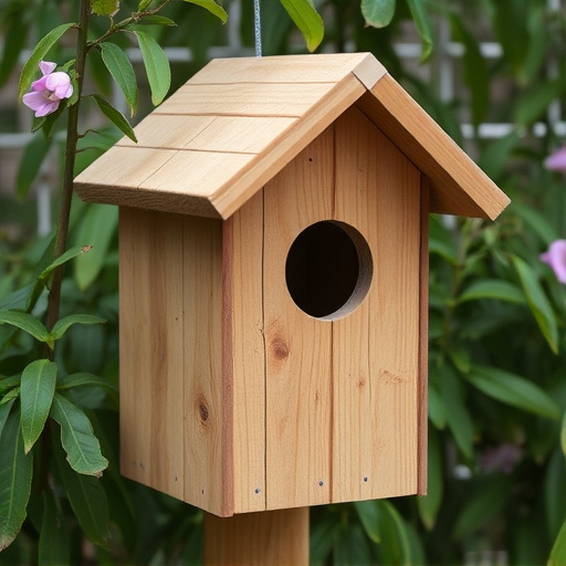 Garden bird box no longer in use