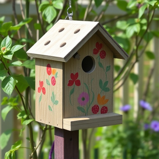 Garden bird box no longer in use
