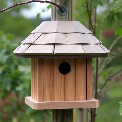 Garden bird box no longer in use