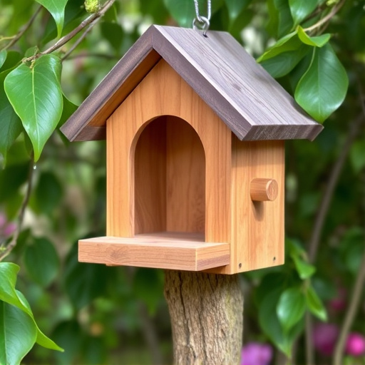 Garden bird box no longer in use