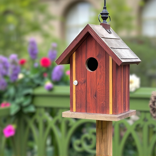 Garden bird box no longer in use