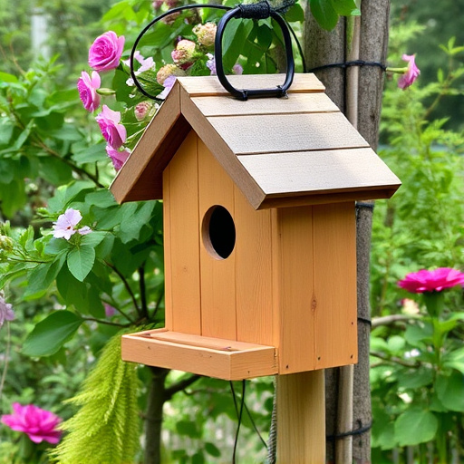 Garden bird box no longer in use