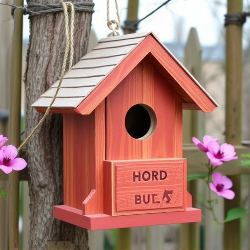 Garden bird box no longer in use