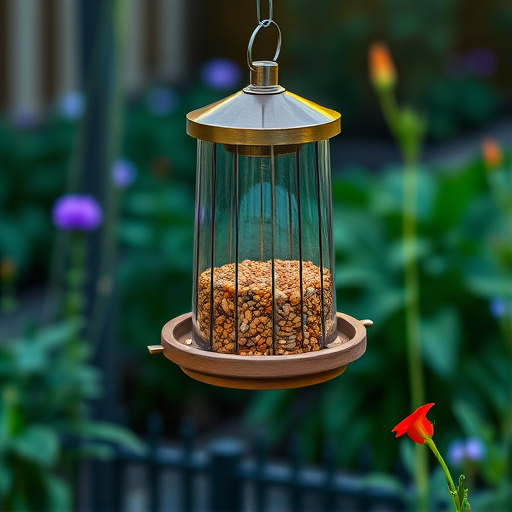 Garden feeder with no-waste seed design