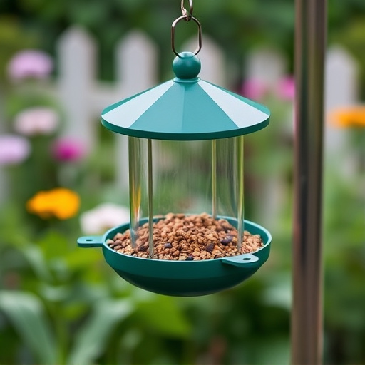 Garden feeder with no-waste seed design