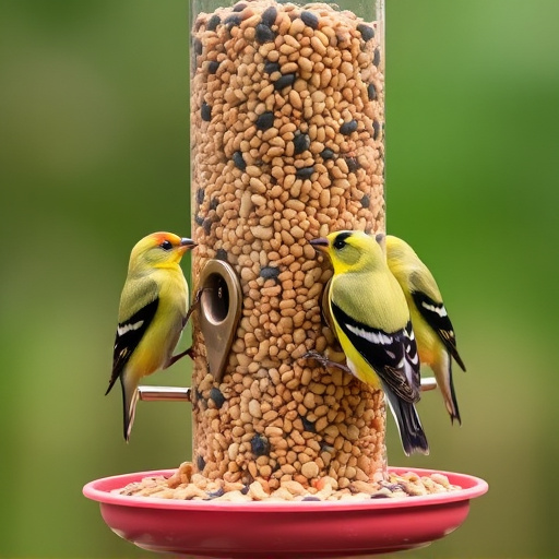 goldfinches-feeding-on-niger-seed-feeder-640x480-56483119.jpeg