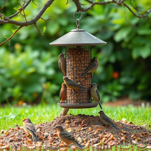 Choose &amp; Maintain Sturdy Ground Bird Feeder for UK Lawn