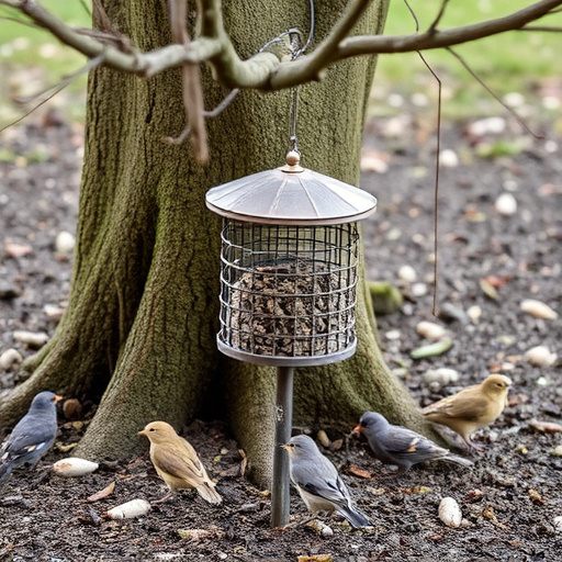 Optimizing Ground Bird Feeder Placement and Maintenance