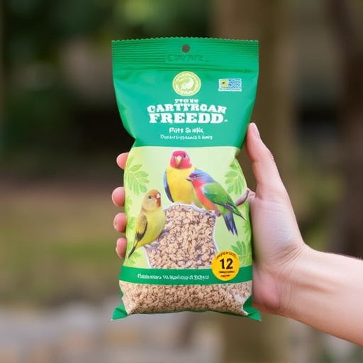 Hand holding top-rated bird seed mix