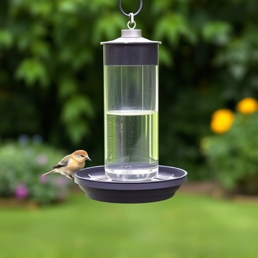 Hanging feeder with waste-catching tray
