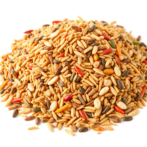 Heap of assorted bird seed mix