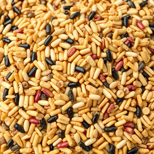 Heap of assorted bird seed mix
