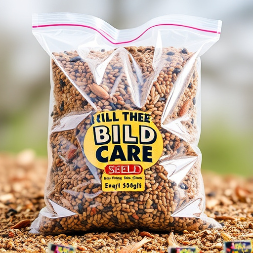 Large clear bag of wild bird seed