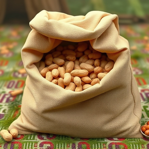 Large sack of peanuts for birds