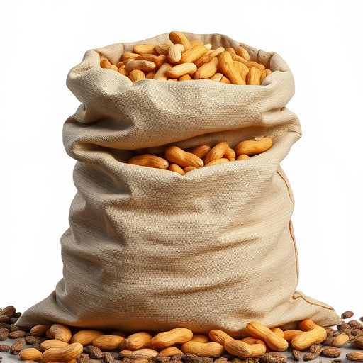 Large sack of peanuts for birds