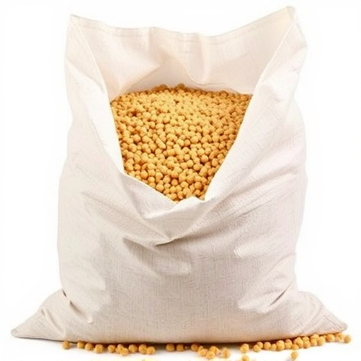Large sacks of bird suet pellets