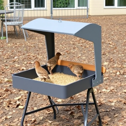 Lightweight feeder with open access tray