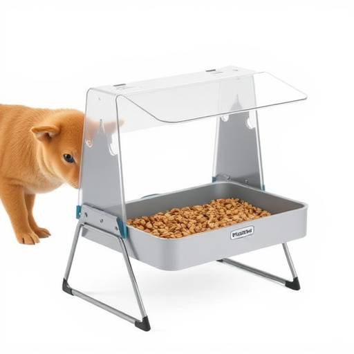Lightweight feeder with open access tray