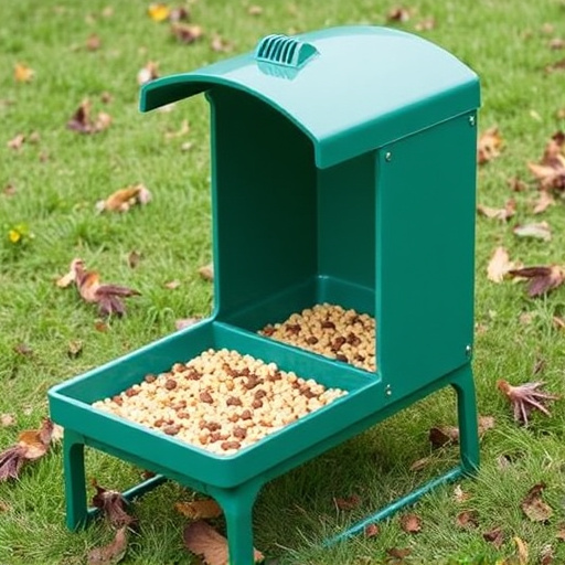 Lightweight feeder with open access tray