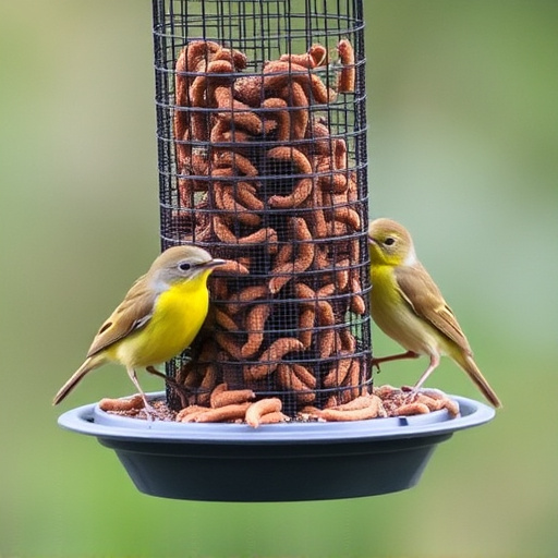 Effortless Feeding: Optimize Mealworm Diet for Small Birds